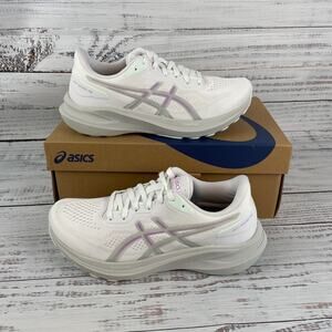 Asics GT-1000 13 Womens Sz 6.5 Running Shoes White Lavender Glow Purple